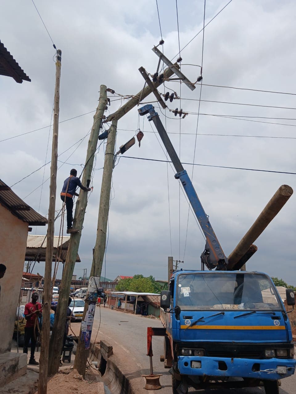 High Tension Poles & Transformer Installation